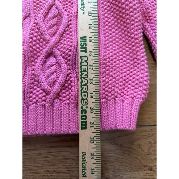 Lauren Ralph Lauren Pink Cable Knit Turtleneck Sweater - Picture 4 of 11